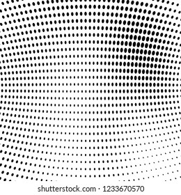 Abstract halftone texture. A light pattern of dots. Simple vector vintage wave background