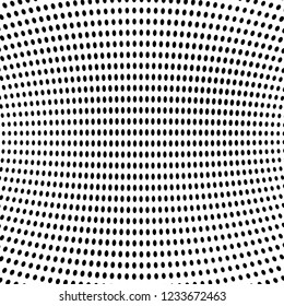 Abstract halftone texture. A light pattern of dots. Simple vector vintage wave background