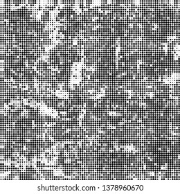 Abstract halftone texture monochrome