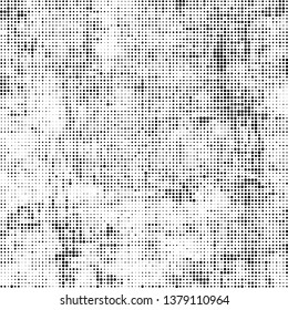 Abstract halftone texture monochrome