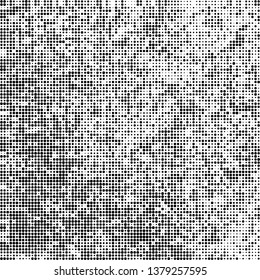 Abstract halftone texture monochrome