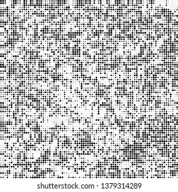 Abstract halftone texture monochrome