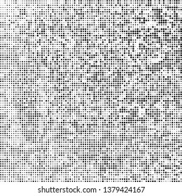 Abstract halftone texture monochrome