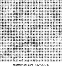 Abstract halftone texture monochrome