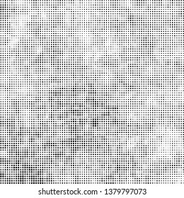 Abstract halftone texture monochrome