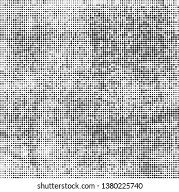 Abstract halftone texture monochrome
