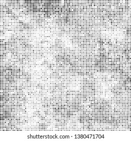 Abstract halftone texture monochrome