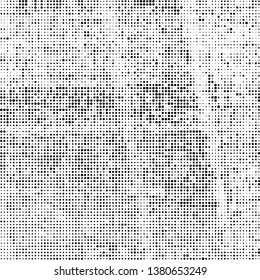 Abstract halftone texture monochrome
