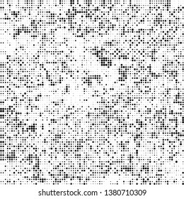 Abstract halftone texture monochrome