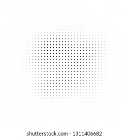 Abstract halftone texture. Monochrome black and white background for business cards, labels, icons, icons. Futuristic wave pattern vector pop art poster