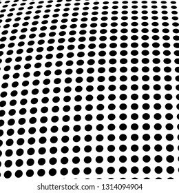 Abstract halftone texture. Monochrome black and white background for business cards, labels, icons, icons. Futuristic wave pattern vector pop art poster