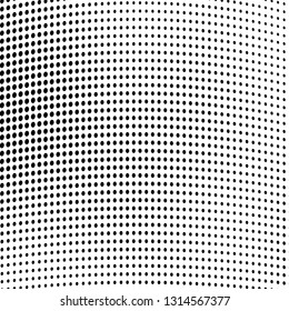 Abstract halftone texture. Monochrome black and white background for business cards, labels, icons, icons. Futuristic wave pattern vector pop art poster