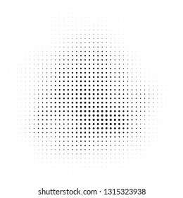 Abstract halftone texture. Monochrome black and white background for business cards, labels, icons, icons. Futuristic wave pattern vector pop art poster