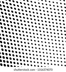Abstract halftone texture. Monochrome black and white background for business cards, labels, icons, icons. Futuristic wave pattern vector pop art poster