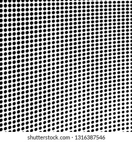 Abstract halftone texture. Monochrome black and white background for business cards, labels, icons, icons. Futuristic wave pattern vector pop art poster