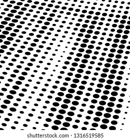 Abstract halftone texture. Monochrome black and white background for business cards, labels, icons, icons. Futuristic wave pattern vector pop art poster