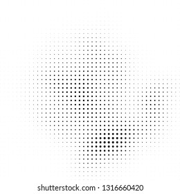 Abstract halftone texture. Monochrome black and white background for business cards, labels, icons, icons. Futuristic wave pattern vector pop art poster