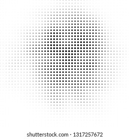 Abstract halftone texture. Monochrome black and white background for business cards, labels, icons, icons. Futuristic wave pattern vector pop art poster