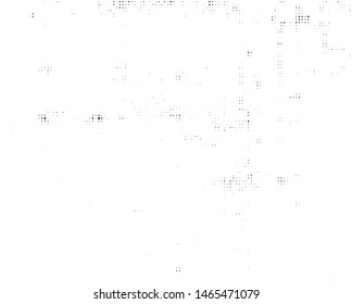 Abstract halftone texture. Monochrome black and white background for business cards, labels, icons. Grunge pattern, dot, circles. 