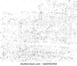 Abstract halftone texture. Monochrome black and white background for business cards, labels, icons. Grunge pattern, dot, circles.
