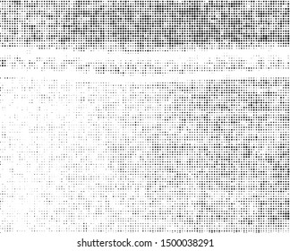 Abstract halftone texture. Monochrome black and white background for business cards, labels, icons. Grunge pattern, dot, circles.