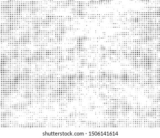 Abstract halftone texture. Monochrome black and white background for business cards, labels, icons. Grunge pattern, dot, circles.