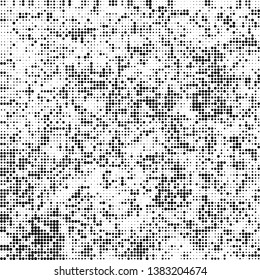 Abstract halftone texture monochrome vector