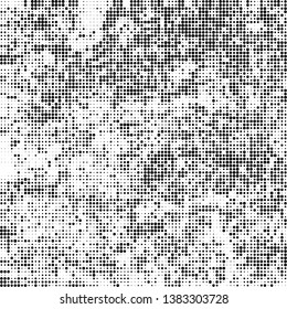 Abstract halftone texture monochrome vector