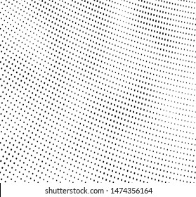 Abstract halftone texture is monochrome. Vector background of black squares on white background