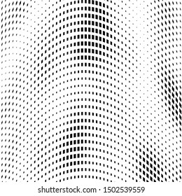 Abstract halftone texture is monochrome. Vector background of black squares on white background