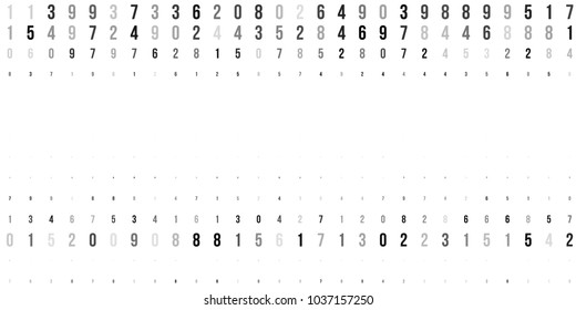 Abstract halftone texture with numbers. Vector. Modern background for posters, websites, web pages, business cards, postcards, interior design. Punk, pop, grunge in vintage style. Minimalism. 