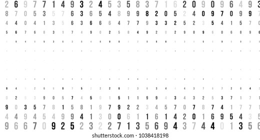 Abstract halftone texture with numbers. Vector. Modern background for posters, websites, web pages, business cards, postcards, interior design. Punk, pop, grunge in vintage style. Minimalism. 