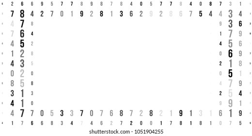 Abstract halftone texture with numbers. Vector. Modern background for posters, websites, web pages, business cards, postcards, interior design. Punk, pop, grunge in vintage style. Minimalism. 