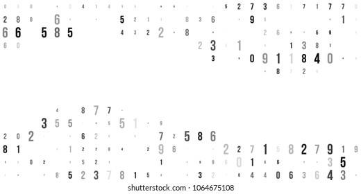 Abstract halftone texture with numbers. Vector. Modern background for posters, websites, web pages, business cards, postcards, interior design. Punk, pop, grunge in vintage style. Minimalism. 