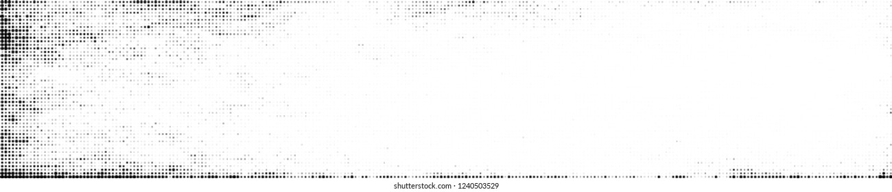 Abstract halftone texture. Pattern of black dots on white background. Pattern of chaotic elements to design