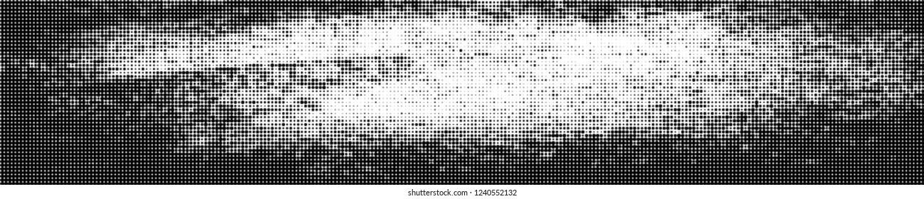 Abstract halftone texture. Pattern of black dots on white background. Pattern of chaotic elements to design
