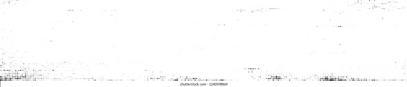 Abstract halftone texture. Pattern of black dots on white background. Pattern of chaotic elements to design