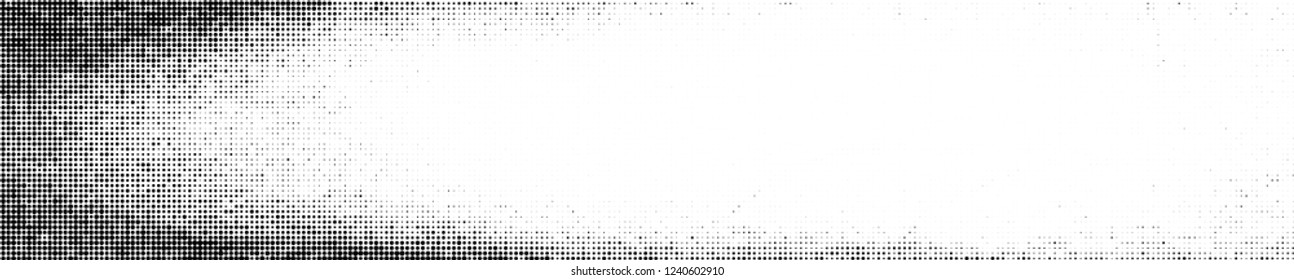 Abstract halftone texture. Pattern of black dots on white background. Pattern of chaotic elements to design