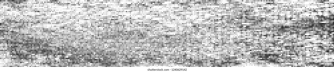 Abstract halftone texture. Pattern of black dots on white background. Pattern of chaotic elements to design