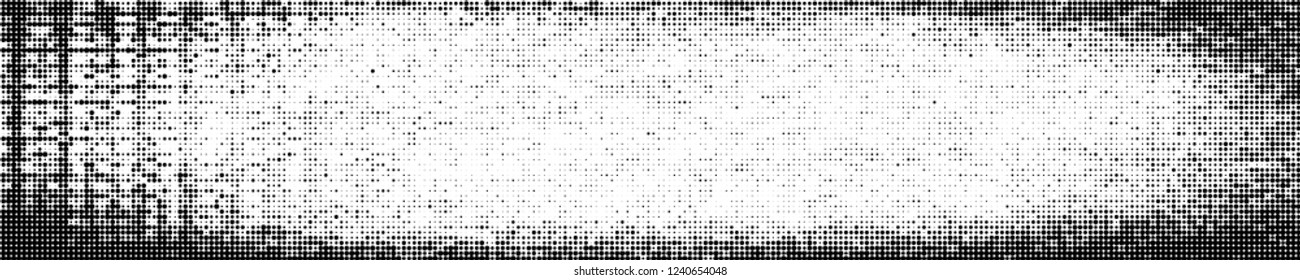 Abstract halftone texture. Pattern of black dots on white background. Pattern of chaotic elements to design