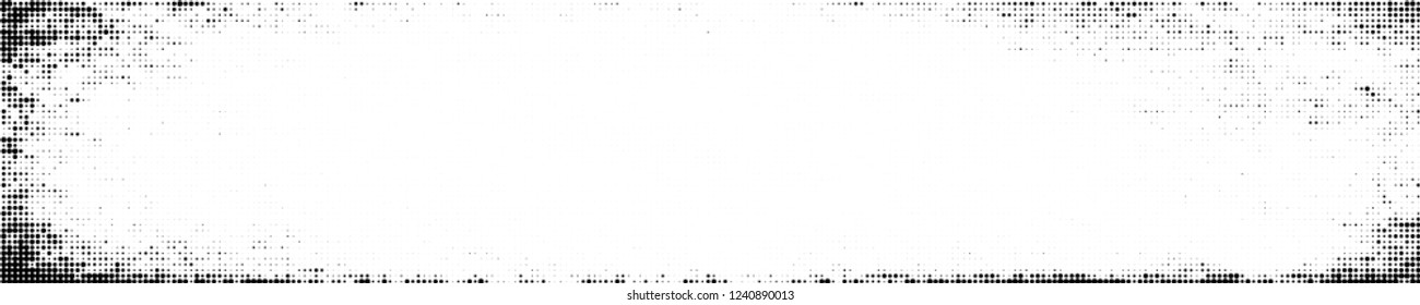 Abstract halftone texture. Pattern of black dots on white background. Pattern of chaotic elements to design