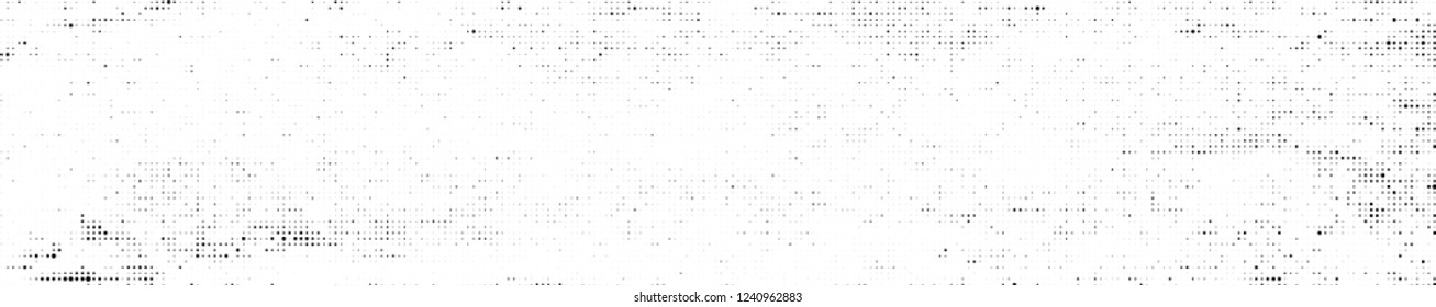 Abstract halftone texture. Pattern of black dots on white background. Pattern of chaotic elements to design