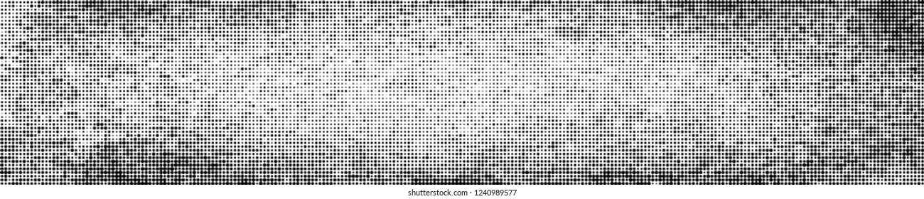 Abstract halftone texture. Pattern of black dots on white background. Pattern of chaotic elements to design