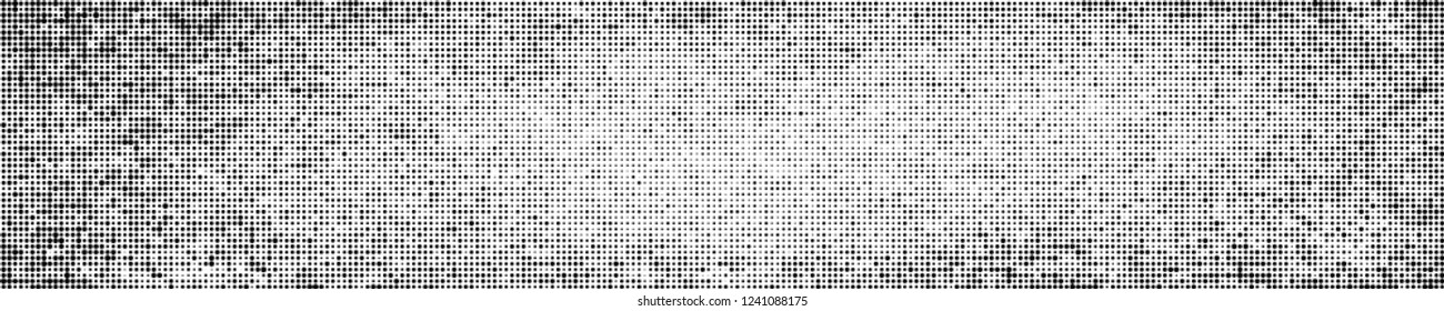 Abstract halftone texture. Pattern of black dots on white background. Pattern of chaotic elements to design