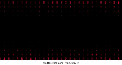 Abstract halftone texture red or banner on halftone background. Modern futuristic design. Red geometric texture. Vector abstract halftone black background. Background of the banner.