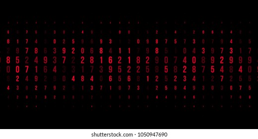 Abstract halftone texture red or banner on halftone background. Modern futuristic design. Red geometric texture. Vector abstract halftone black background. Background of the banner.