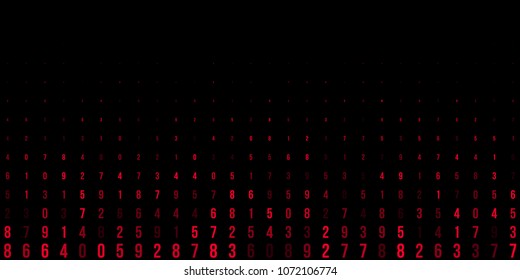 Abstract halftone texture red or banner on halftone background. Modern futuristic design. Red geometric texture. Vector abstract halftone black background. Background of the banner.