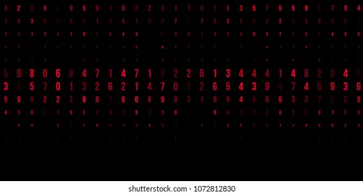 Abstract halftone texture red or banner on halftone background. Modern futuristic design. Red geometric texture. Vector abstract halftone black background. Background of the banner.