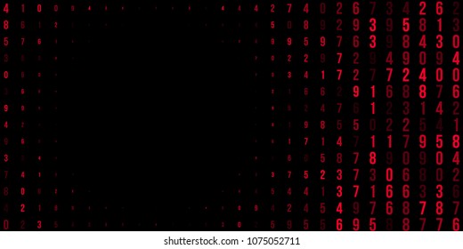 Abstract halftone texture red or banner on halftone background. Modern futuristic design. Red geometric texture. Vector abstract halftone black background. Background of the banner.