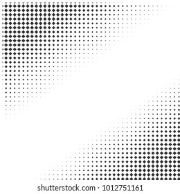 Abstract halftone texture with rhombuses. Vector. Modern background for posters, websites, web pages, business cards, postcards, interior design. Punk, pop, grunge in vintage style. Minimalism.